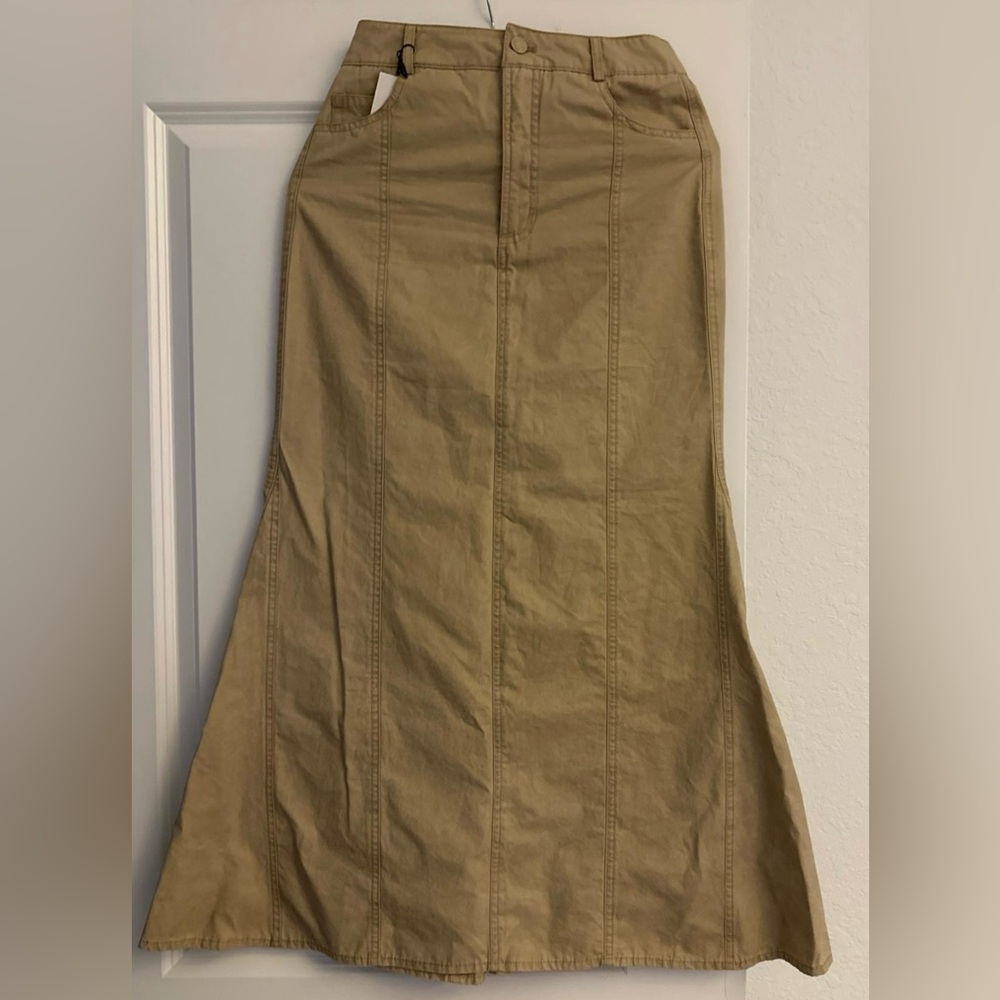 Washed Effect Long Skirt size Xs New with tags